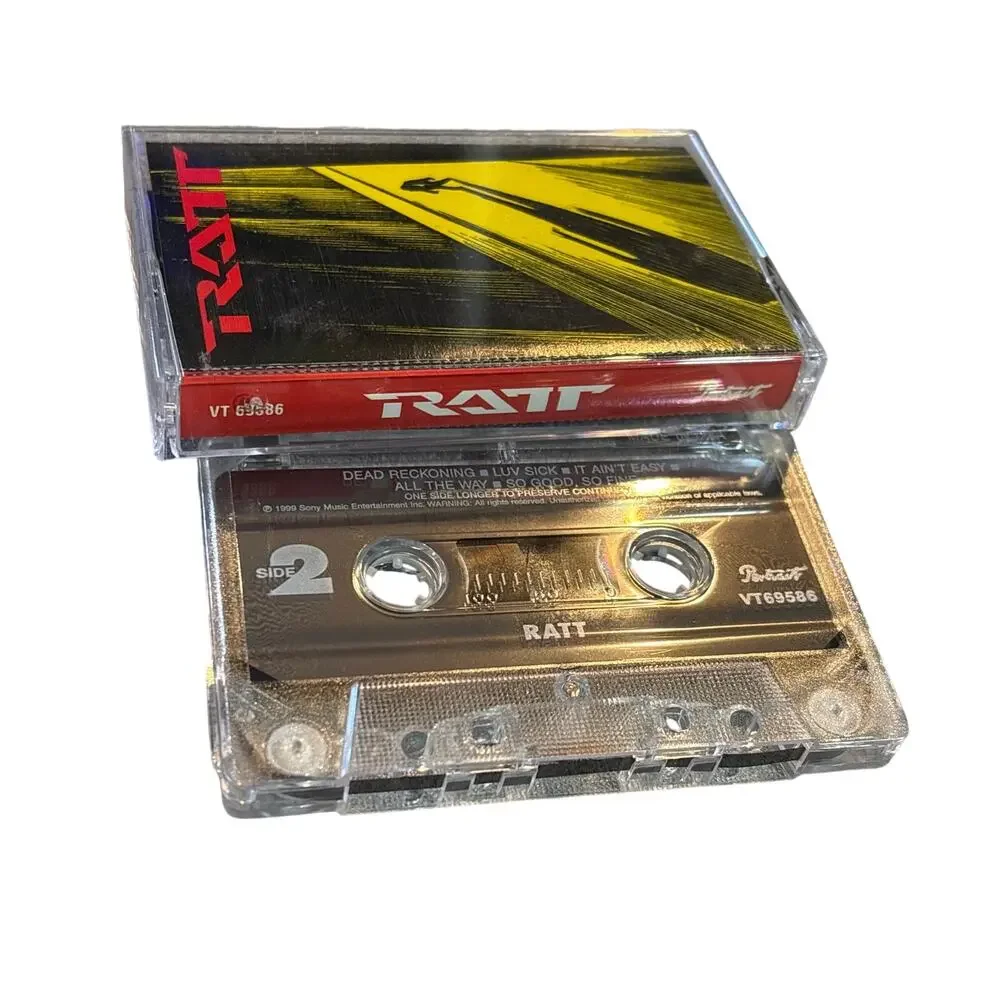 RATT Self Titled studio Album cassette tape OOP vt69586 portrait record 1999